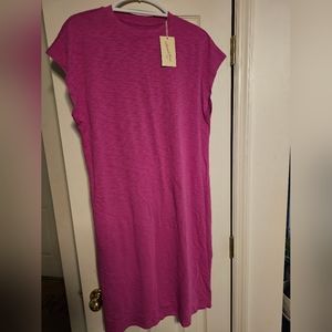 NWT Universal Thread Fuschia Midi Sleeveless dress Sz Large